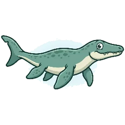 Cartoon of Haasiasaurus
