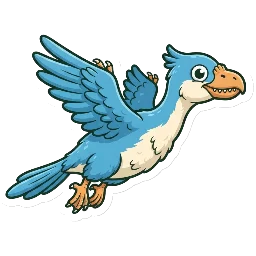 Cartoon of Halimornis