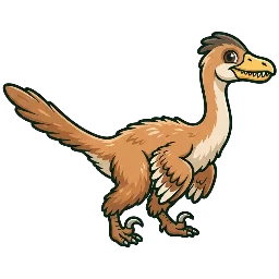 Cartoon of Halszkaraptor