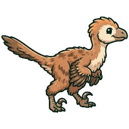 Cartoon of Hesperornithoides