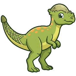 Cartoon of Homalocephale