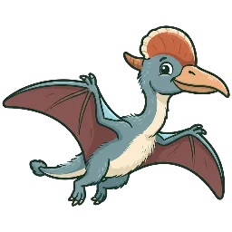 Cartoon of Huaxiapterus