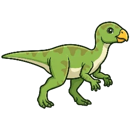 Cartoon of Hypsilophodon