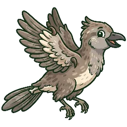 Cartoon of Iberomesornis