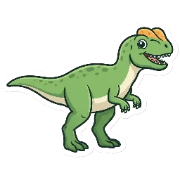 Cartoon of Indosuchus