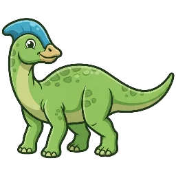 Jaxartosaurus, joonistatud