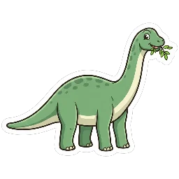 Cartoon of Jingshanosaurus