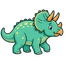 Cartoon of Judiceratops