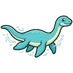 Cartoon of Keichousaurus