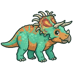 Cartoon of Kosmoceratops