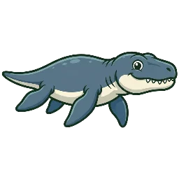 Cartoon of Kronosaurus