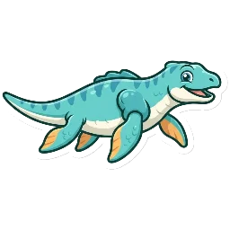 Cartoon of Kwangsisaurus