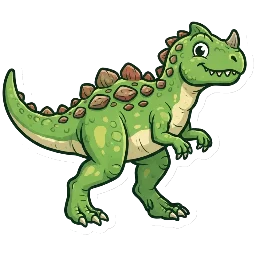Cartoon of Lametasaurus