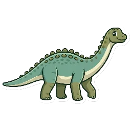 Cartoon of Laplatasaurus