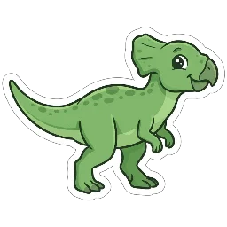 Cartoon of Leptoceratops