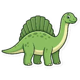 Cartoon of Lessemsaurus