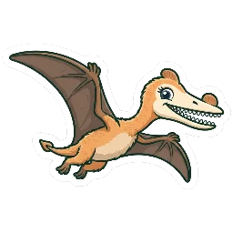 Cartoon of Liaoningopterus