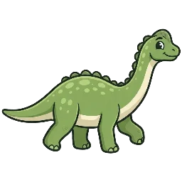 Magyarosaurus, joonistatud