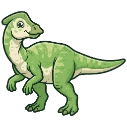Cartoon of Mandschurosaurus