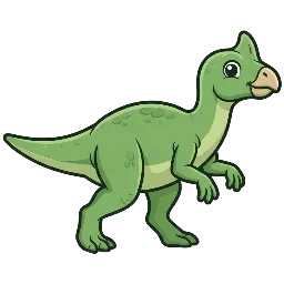Cartoon of Mantellisaurus