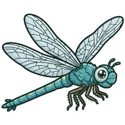 Cartoon of Meganeura