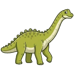 Cartoon of Mendozasaurus