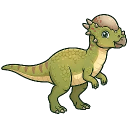 Micropachycephalosaurus, joonistatud