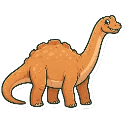 Cartoon of Moabosaurus