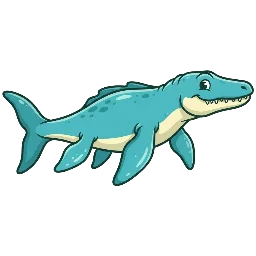 Cartoon of Moanasaurus
