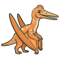 Cartoon of Moganopterus