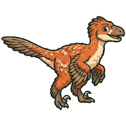 Cartoon of Neuquenraptor