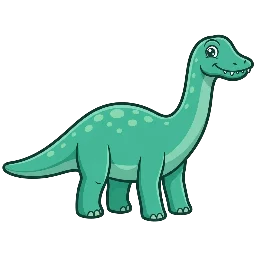 Nigersaurus, joonistatud
