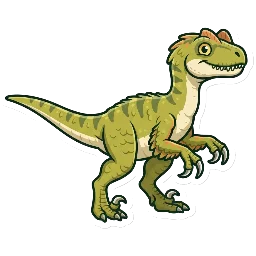 Cartoon of Noasaurus
