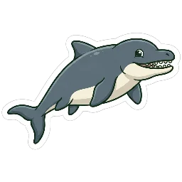 Cartoon of Omphalosaurus