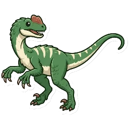 Cartoon of Ornitholestes