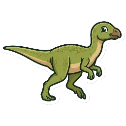 Cartoon of Orodromeus