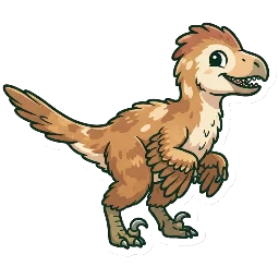 Cartoon of Overoraptor