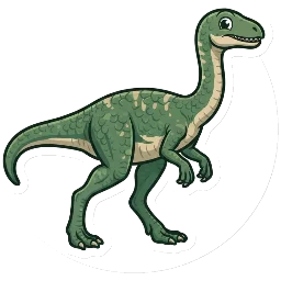 Pampadromaeus, joonistatud