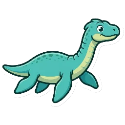 Cartoon of Panzhousaurus