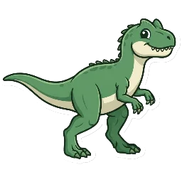 Cartoon of Piatnitzkysaurus