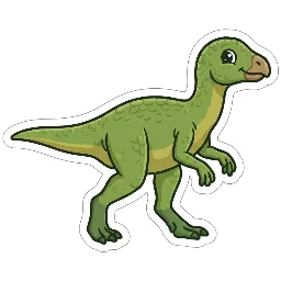 Pisanosaurus, joonistatud