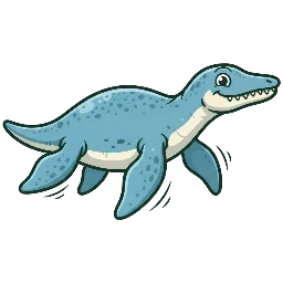 Cartoon of Plesiopleurodon