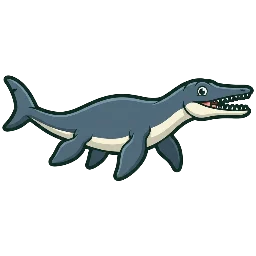 Cartoon of Plesiotylosaurus