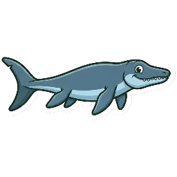 Cartoon of Plotosaurus