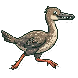 Cartoon of Potamornis