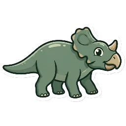 Cartoon of Prenoceratops