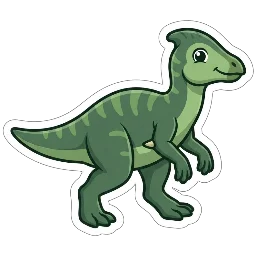 Cartoon of Probactrosaurus