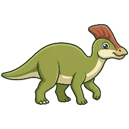 Cartoon of Probrachylophosaurus