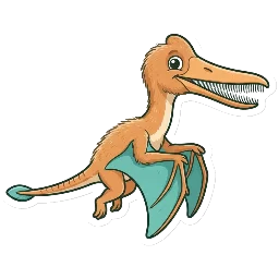 Pterodaustro, joonistatud