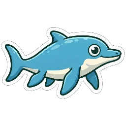 Cartoon of Qianichthyosaurus